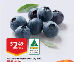 ALDI Australian Blueberries offer