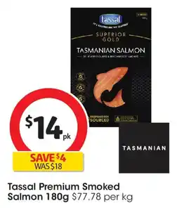 Coles Tassal Premium Smoked Salmon offer