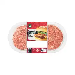 Woolworths Woolworths Australian Classic, Smash, Slider or Stacker Beef Burgers 400-500g offer