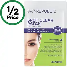 Woolworths Skin Republic Spot Clear + Salicylic Acid Patches offer
