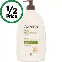 Woolworths Aveeno Daily Moisturising Body Lotion Fragrance Free Sensitive Skin offer