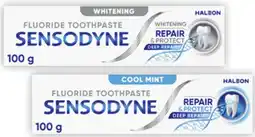 Coles Sensodyne Repair & Protect Whitening or Cool Mint Toothpaste 100g offer