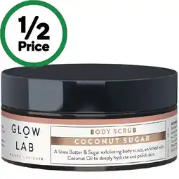 Woolworths Glow Lab Body Scrub offer