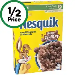 Woolworths Nestlé Nesquik Cereal offer