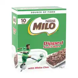 Woolworths Nestlé Milo Snack Bars offer