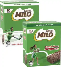 Coles Nestlé Milo Bars-270g offer