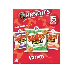 Woolworths Arnott’s Shapes offer
