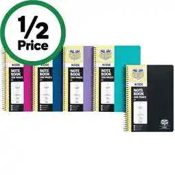 Woolworths Spirax Kode A5 Notebook 200 Pages – Assorted offer