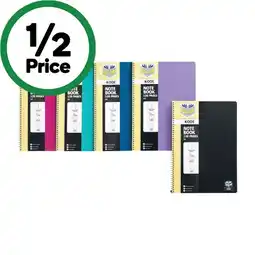 Woolworths Spirax Kode A4 Notebook 120 Pages – Assorted offer