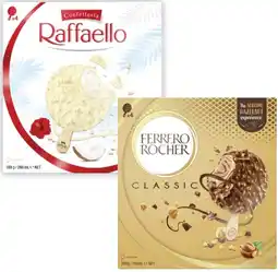 Coles Ferrero Rocher or Raffaello Frozen Dessert Sticks 4 Pack 188g-200g offer