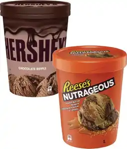 Coles Hershey's, Reese's or Violet Crumble Ice Cream Tub 1 Litre offer