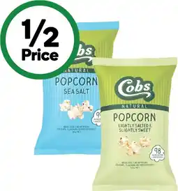 Woolworths Cobs Popcorn offer