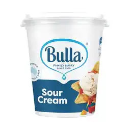 Woolworths Bulla Sour Cream Premium offer