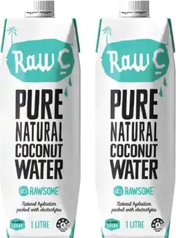 Coles Raw C Coconut Water offer
