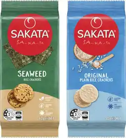 Coles Sakata Rice Crackers-90g offer