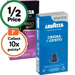 Woolworths Lavazza Coffee Capsules offer