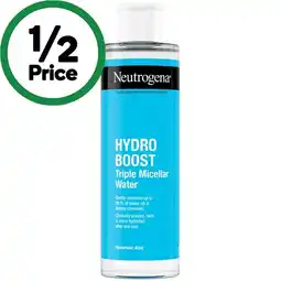 Woolworths Neutrogena Hydroboost Triple Micellar Water offer