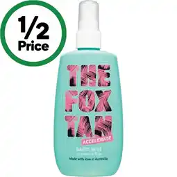 Woolworths The Fox Tan Rapid Tanning Mist offer