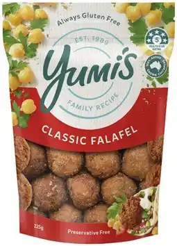 Coles Yumi's Falafel offer