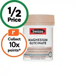 Woolworths Swisse Ultiboost Magnesium Glycinate Tablets offer