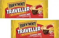Coles Four'N Twenty Travellers Classic Beef Pie offer