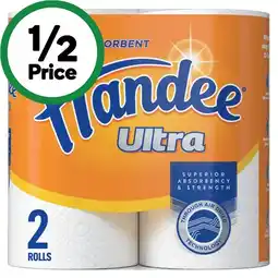Woolworths Handee Ultra Paper Towel offer