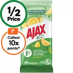 Woolworths Ajax Antibacterial Wipes offer