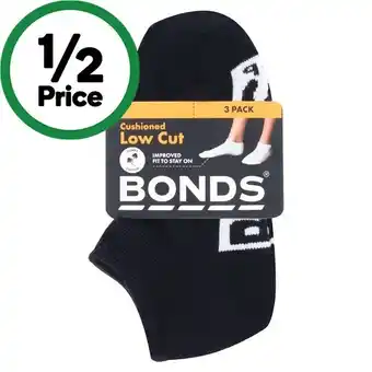 Bonds Kids Cushioned Low Cut Socks Assorted