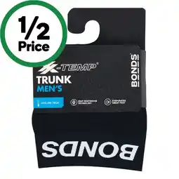 Woolworths Bonds Men’s X-Temp Trunk Assorted offer