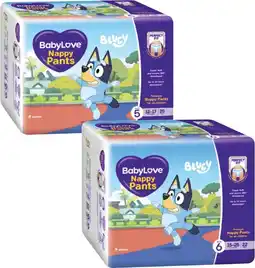 Coles BabyLove Bulk Nappy Pants-28 Pack offer