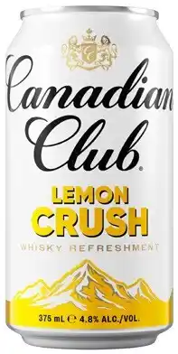 Coles Canadian Club Lemon Crush Cans offer