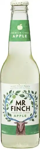 Coles Mr Finch Apple Cider Bottles offer