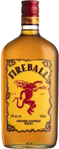 Coles Fireball Cinnamon Flavoured Whisky offer