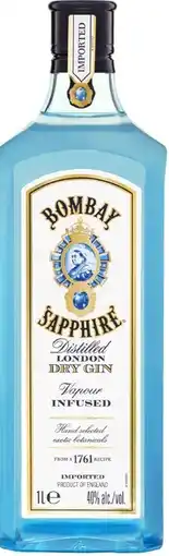 Coles Bombay Sapphire Gin offer