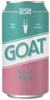 Coles Mountain Goat Hazy Pale Ale Cans offer