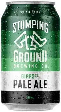 Coles Stomping Ground Gipps St Pale Ale Cans offer