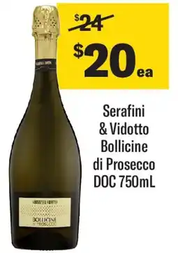 Coles Serafini & vidotto di prosecco doc offer