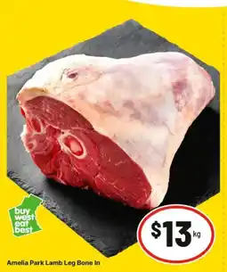 IGA Amelia Park Lamb Leg Bone In offer