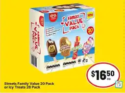 IGA Streets Family Value or Icy Treats offer