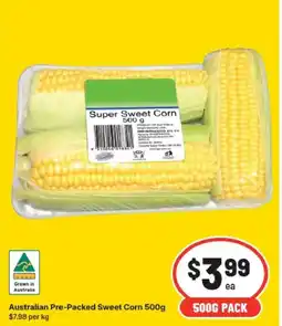 IGA Australian Pre-Packed Sweet Corn offer