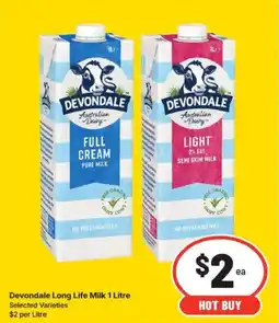 IGA Devondale Long Life Milk offer