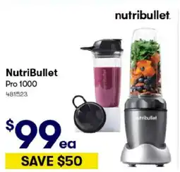 BIG W NutriBullet Pro 1000 offer