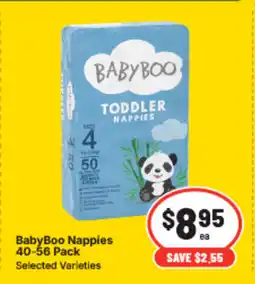 IGA BabyBoo Nappies offer