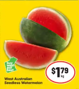 IGA West Australian Seedless Watermelon offer