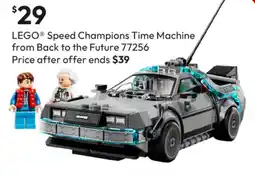 Target LEGO® Speed Champions Time Machine from Back to the Future offer