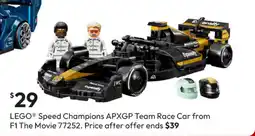 Target LEGO® Speed Champions APXGP Team Race Car from F1 The Movie offer