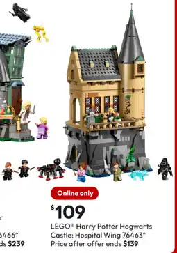 Target LEGO® Harry Potter Hogwarts Castle: Hospital Wing offer