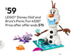 Target LEGO® Disney Olaf and Bruni's Picnic Fun offer