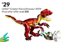 Target LEGO® Creator Fierce Dinosaur offer
