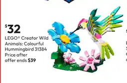 Target LEGO® Creator Wild Animals: Colourful Hummingbird offer